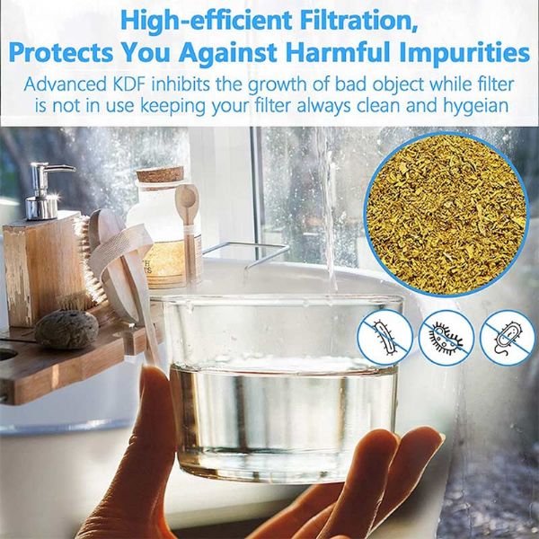 3-en-1 al aire libre RV en línea de filtro de agua - 80R01H