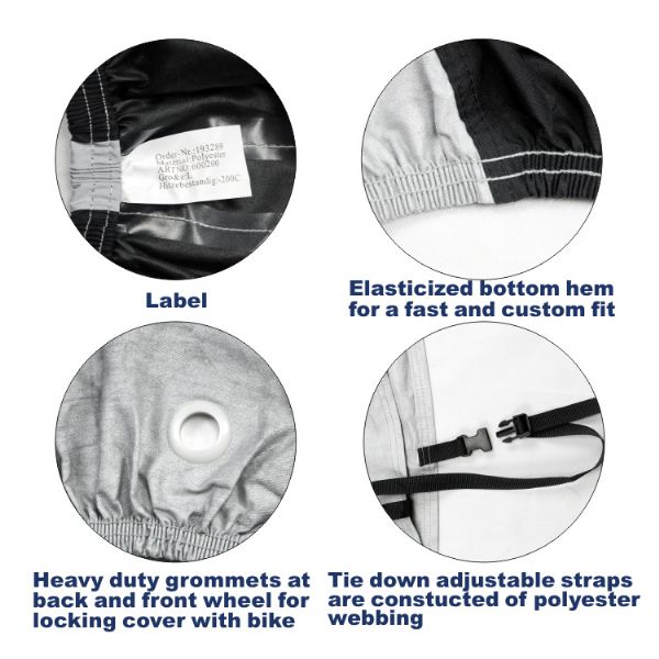 Funda para motocicleta con cerradura - 90B16B