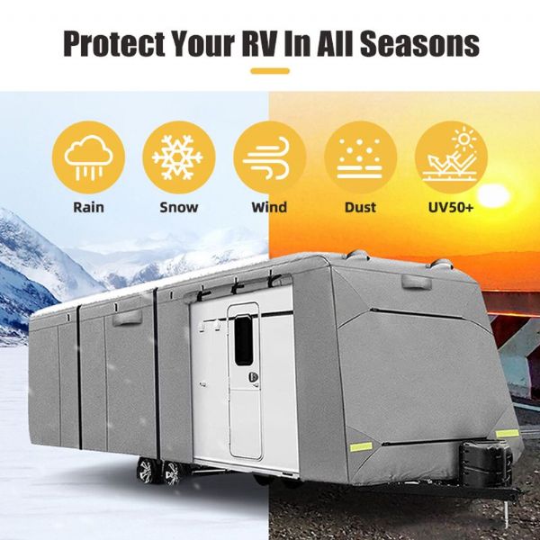 Travel Trailer RV cubierta - 90B05A