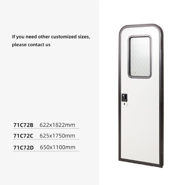 Puerta de un solo punto para autocaravanas estadounidenses - 71C72B