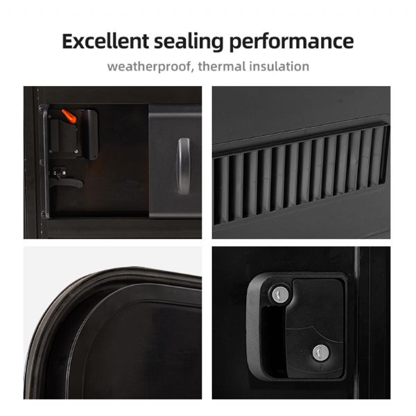 Puerta de un solo punto para autocaravanas de aleación de aluminio - 71C72E