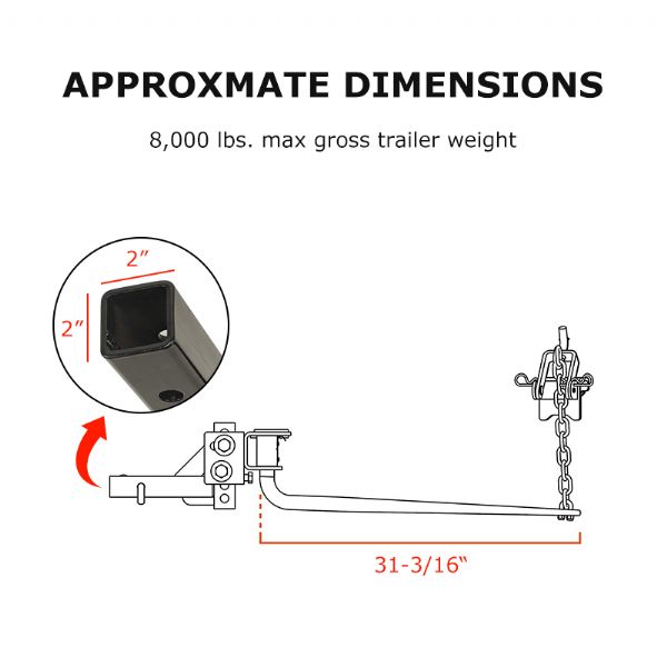 Enganche de distribución de peso de alta calidad - 70L06G