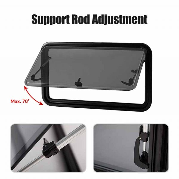 Ventana Acrílica con Bisagras RV (Formación Integrada) - 71C55A