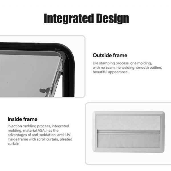 Ventana Acrílica con Bisagras RV (Formación Integrada) - 71C55A