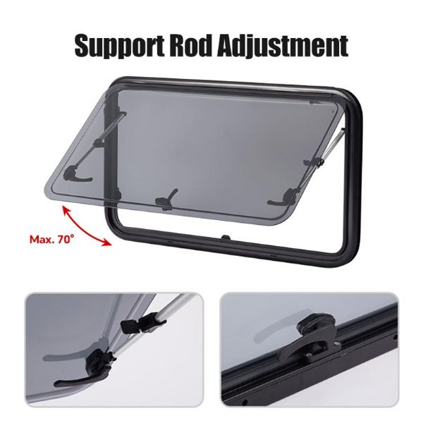 Ventana abatible acrílica RV (Empalme) - 71C56A