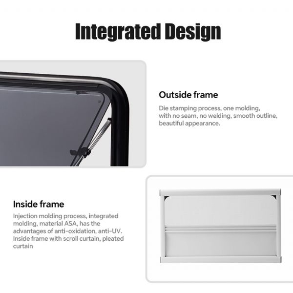 Ventana abatible acrílica RV (Empalme) - 71C56A